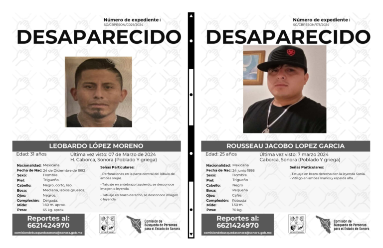 Piden ayuda para localizar a jornaleros mixes desaparecidos en Sonora