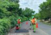 Ejecuta SICT trabajos de conservación en la ruta alterna habilitada del tramo Pochutla – Huatulco