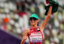 Conquista Alegna González medalla de plata en los 20 km de marcha, en Tokio