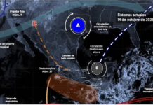 Emiten aviso preventivo por posible ciclón en el Golfo de Tehuantepec