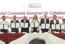 Firman instituciones Convenio General de Colaboración de Programas para el Bienestar