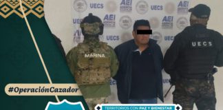 En operativo coordinado, Gabinete de Seguridad detiene a presunto responsable de homicidio calificado