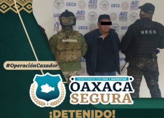 En operativo coordinado, Gabinete de Seguridad detiene a presunto responsable de homicidio calificado