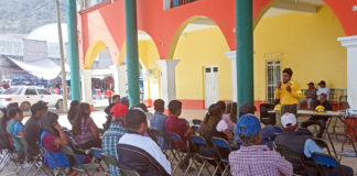 Comuneros y autoridades de Xitla fortalecen sus conocimientos en manejo del fuego