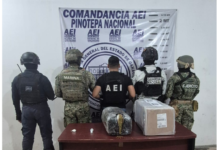 Aseguran cocaína, marihuana y cristal, en paquetería de Pinotepa Nacional