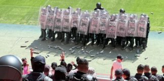 Agentes de Francia entrenan a policías de Jalisco para manejar disturbios en multitudes