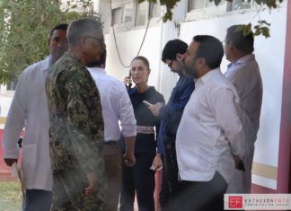 Visita Claudia Sheinbaum a lesionados por accidente de Tren Interoceánico