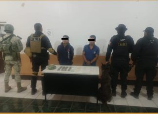 Aseguran autoridades a personas, armas y drogas en la Sierra de Flores Magón