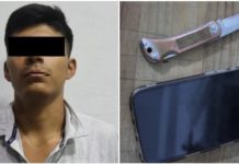 Detiene Policía Municipal a una persona por el presunto delito de robo