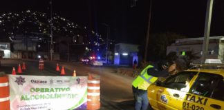Instalan puntos de alcoholimetría por época decembrina en Oaxaca