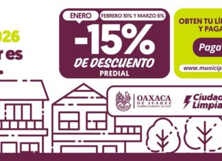 Inicia en Oaxaca de Juárez el pago del impuesto predial con descuentos durante enero