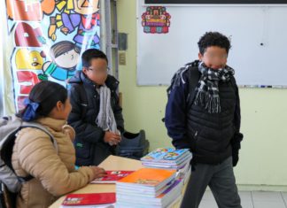 Salvaguarda IEEPO a escolares por bajas temperaturas en regiones