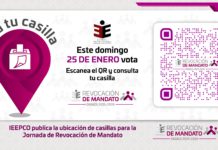 Publica IEEPCO la ubicación de casillas para la Jornada de Revocación de Mandato