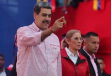 Nicolás Maduro y su esposa Cilia, tienen múltiples heridas