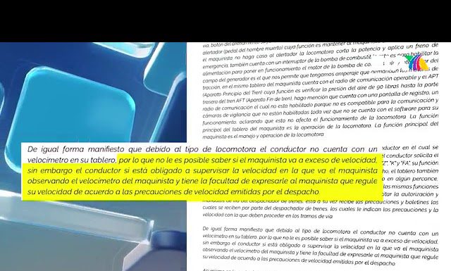 ¿El maquinista del Tren Interoceánico no tenía velocímetro?