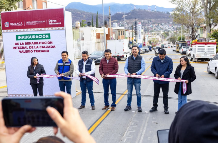 Calzada Valerio Trujano luce renovada en beneficio de vecinas y vecinos
