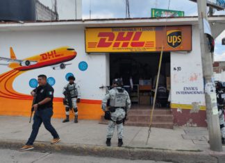 Realiza FGEO operativo en paqueterías para detectar envío de drogas, armas y cartuchos