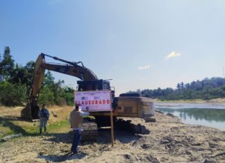Frena Profepa saqueo de materiales pétreos en el Río Tonameca