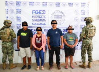 Detenidos por homicidio, edil, síndica y dos policías de Ipalapa, Putla