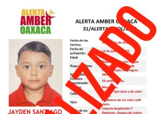 Recupera FGEO a niño con reporte de no localización y lo entrega a familia