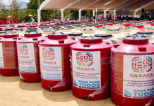 Refuerza Gobierno de Oaxaca abasto de agua con entrega de tinacos