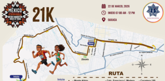 Alista Policía Vial Estatal dispositivo por Medio Maratón Raíces de Tierra