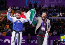 Mexicano Guillermo Cortés tricampeón mundial de taekwondo