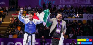Mexicano Guillermo Cortés tricampeón mundial de taekwondo