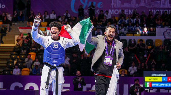 Mexicano Guillermo Cortés tricampeón mundial de taekwondo