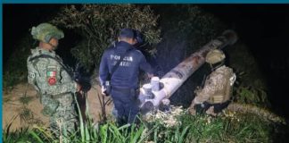 Gabinete de Seguridad localiza toma clandestina de hidrocarburo en el Istmo