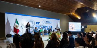 Rinde DDHPO su 3er Informe; destacan avances en derechos humanos