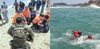 Rescata Marina a dos turistas en playas de Oaxaca y BC