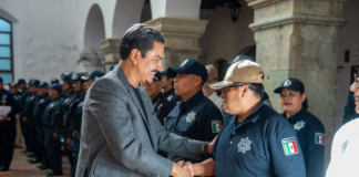 Entregan equipamiento a la Policía Municipal de Oaxaca de Juárez