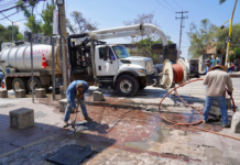 Intensifican labores de desazolve en Zona Metropolitana tras recientes lluvias