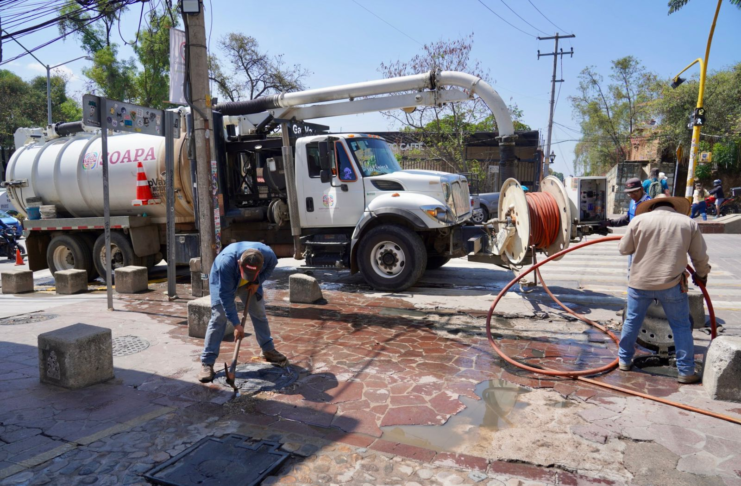 Intensifican labores de desazolve en Zona Metropolitana tras recientes lluvias