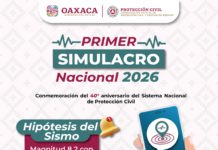 Oaxaca se suma a simulacro nacional de sismo el 6 de mayo