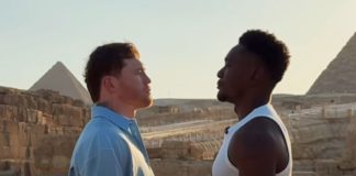 ‘Canelo’ Álvarez sostiene primer careo ante Christian Mbilli