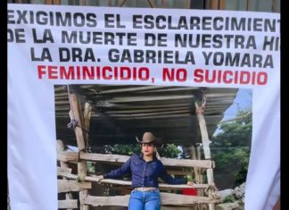 Protestan en Pinotepa para exigir justicia por muerte de médica