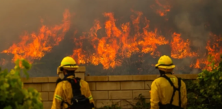 Evacua California a más de 17 mil personas por incendio forestal