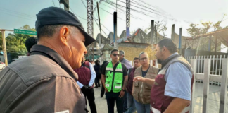 Manifestación por obras del Estadio YUVA provoca cierre vial en Eduardo Vasconcelos; SEGO instala mesa de diálogo