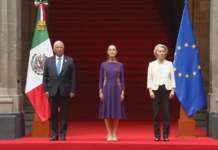 Representantes de la UE participan en la cumbre bilateral con México