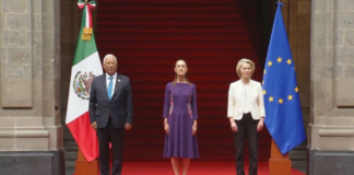 Representantes de la UE participan en la cumbre bilateral con México
