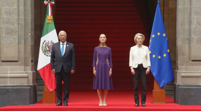 Representantes de la UE participan en la cumbre bilateral con México