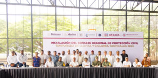 En el Istmo de Tehuantepec, instalan Consejo Regional de Protección Civil