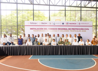 En el Istmo de Tehuantepec, instalan Consejo Regional de Protección Civil