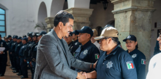 Oaxaca de Juárez fortalece su seguridad con policías certificados