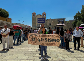 Participa Municipio de Oaxaca de Juárez en Simulacro Nacional 2026