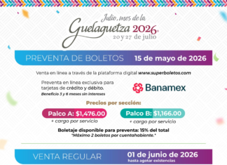 Ya hay fechas para adquirir boletos para Guelaguetza 2026