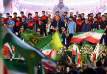 Dan eufórica despedida a selección de Irán rumbo al Mundial