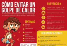 Llaman a reforzar medidas preventivas por riesgo de golpe de calor